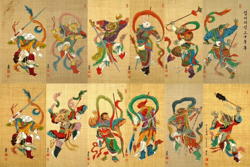 The 12 Chinese Zodiac Animals